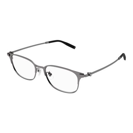 Montblanc MB0377OJ Aziatische pasvorm 003 Zilver Heren Bril