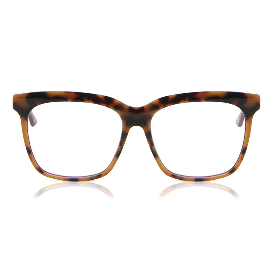 Dames Vierkant Volledige rand Plastic Tortoiseshell Bril - Anti-Blauwlichtglazen - SmartBuy Collection