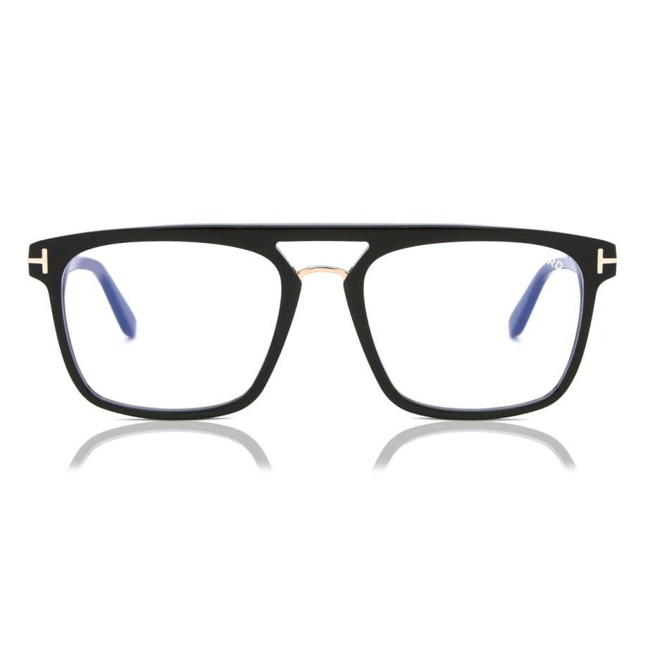 Tom Ford FT5942-B 1 Blauw-Light Block Zwart Heren Bril
