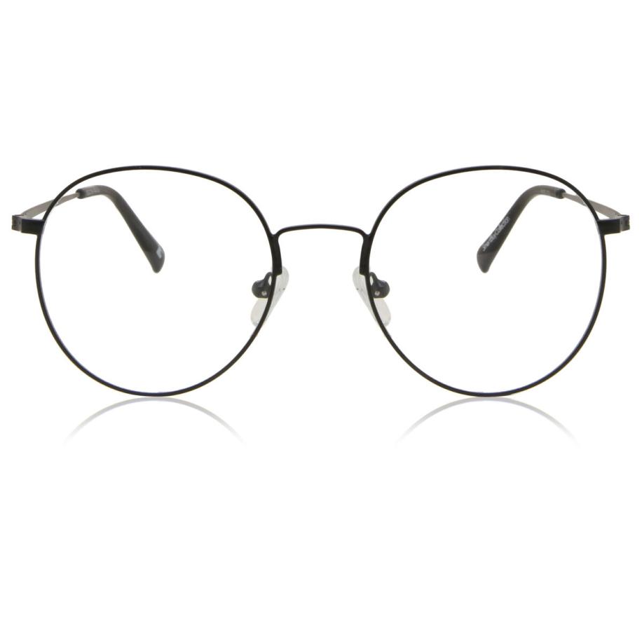 Heren Ovaal Volledige rand Metaal Zwart Bril - Anti-Blauwlichtglazen - SmartBuy Collection