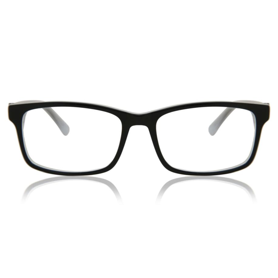 Heren Rechthoek Volledige rand Acetaat Zwart Bril - Anti-Blauwlichtglazen - SmartBuy Collection