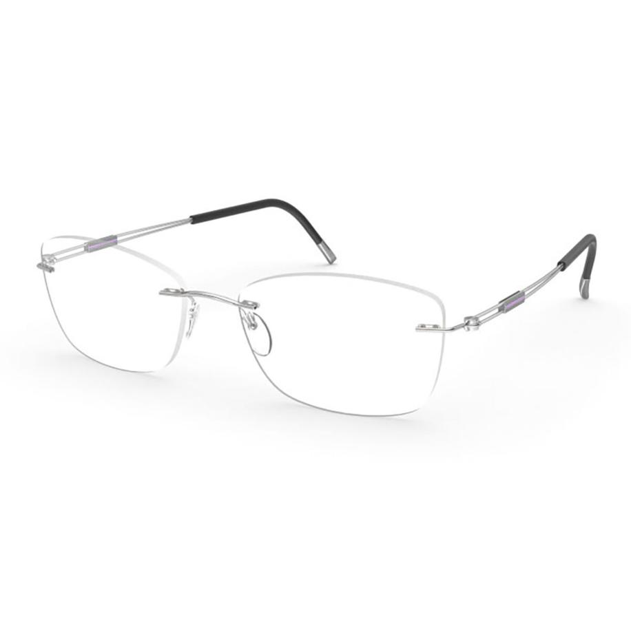Silhouette TNG Doorzichtigs 5551/KG 7100 Zilver Dames Bril