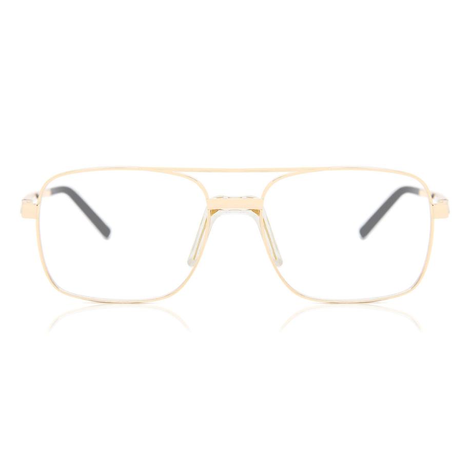 Heren Piloot Volledige rand Metaal Goud Bril - Anti-Blauwlichtglazen - SmartBuy Collection