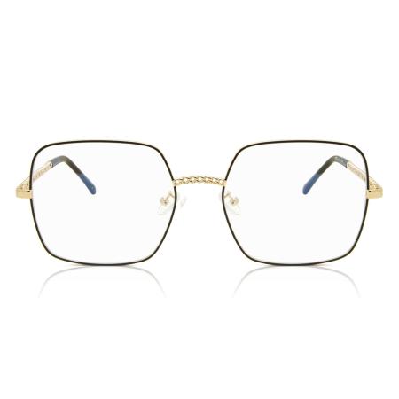 Heren Oversizedd Volledige rand Metaal Zwart Bril - Anti-Blauwlichtglazen - Arise Collective