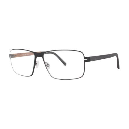 Jhane Barnes Quadrangle Zwart Zwart Heren Bril