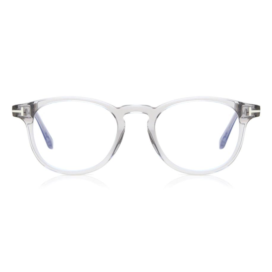 Tom Ford FT5891-B 20 Blauw-Light Block Doorzichtig Heren Bril