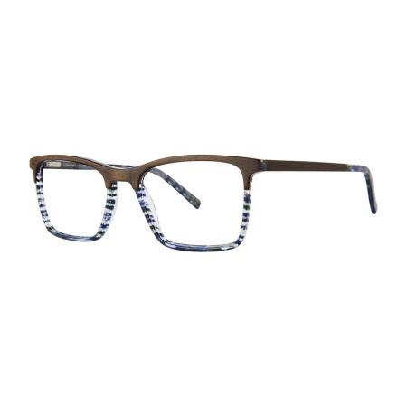 Jhane Barnes Row of Operations Auburn Blauw Blauw Heren Bril