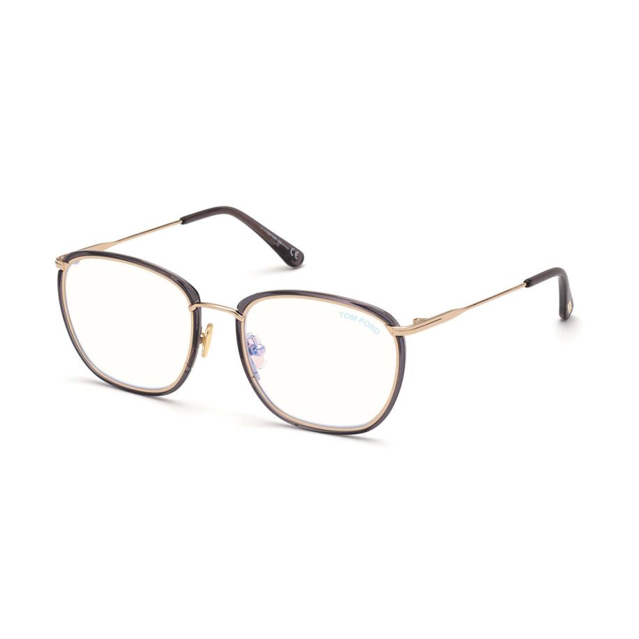 Tom Ford FT5702-B 20 Blauw-Light Block Goud Dames Bril