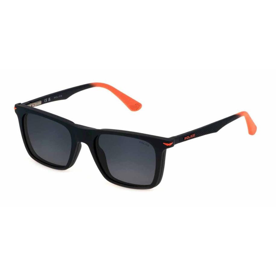 Police UK136 CHAMP JR 1 Kinder With Clip-On C03P Blauw Kinder Bril