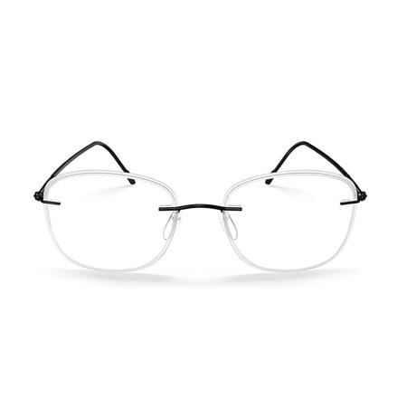 Silhouette Lite Spirit 5566/LQ 9040 Zwart Heren Bril