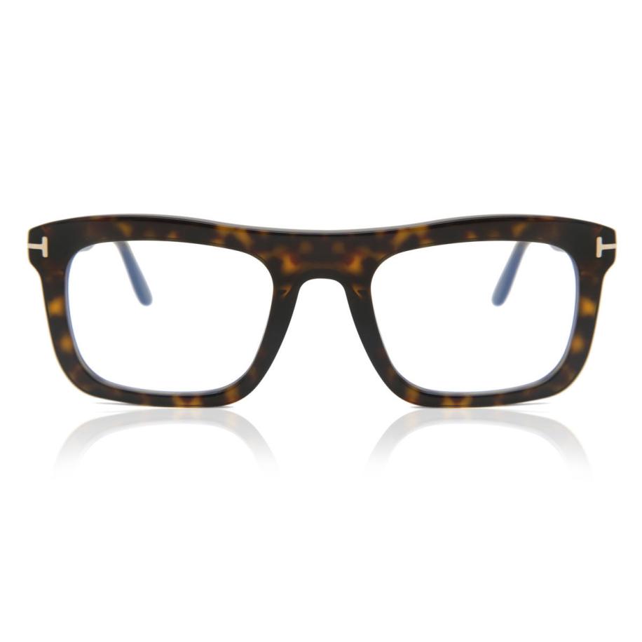 Tom Ford FT5757-B 52 Blauw-Light Block Tortoiseshell Heren Bril