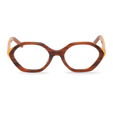 Mr. Boho Paquita LACKR46-00 Bruin Heren Bril