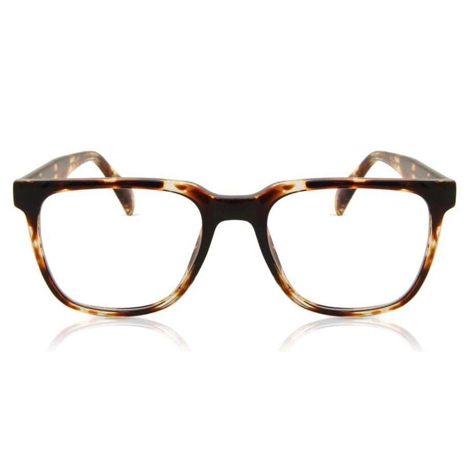 Heren Vierkant Volledige rand Plastic Tortoiseshell Bril - Anti-Blauwlichtglazen - Arise Collective