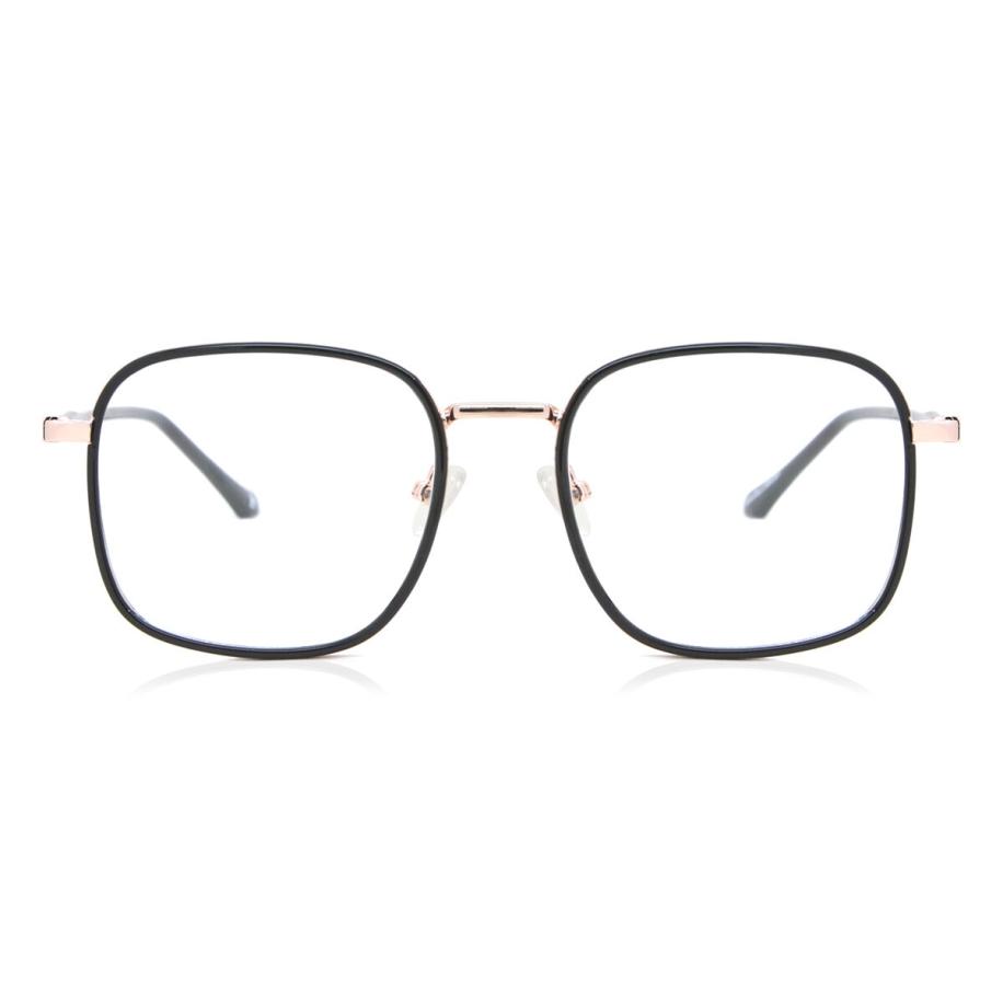 Dames Vierkant Volledige rand Plastic Zwart Bril - Anti-Blauwlichtglazen - SmartBuy Collection