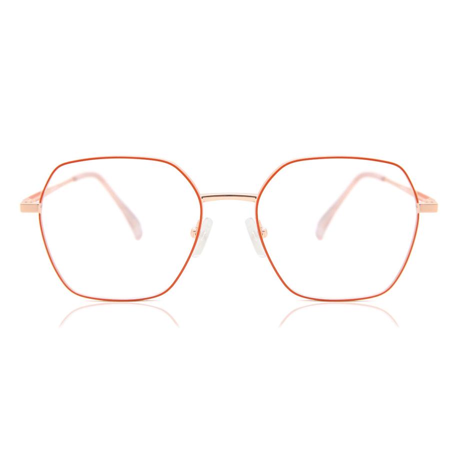 Heren Geometric Volledige rand Metaal Goud Bril - Anti-Blauwlichtglazen - SmartBuy Collection