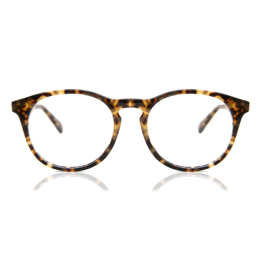 Heren Ovaal Volledige rand Plastic Tortoiseshell Bril - Anti-Blauwlichtglazen - SmartBuy Collection