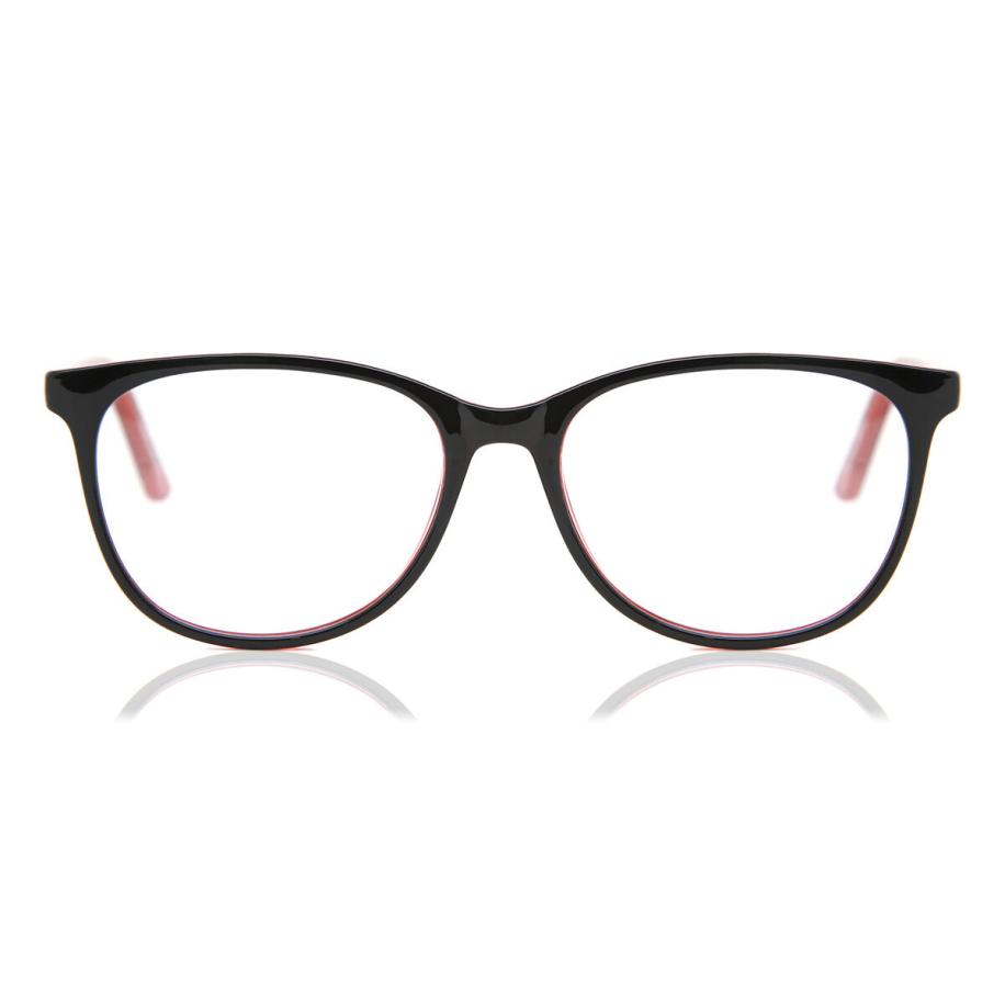 Heren Vierkant Volledige rand Plastic Zwart Bril - Anti-Blauwlichtglazen - SmartBuy Collection