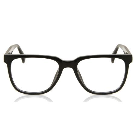 Heren Vierkant Volledige rand Plastic Zwart Bril - Anti-Blauwlichtglazen - Arise Collective