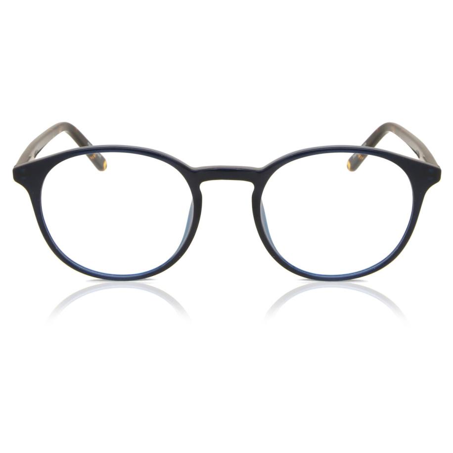 Heren Rond Volledige rand Plastic Blauw Bril - Anti-Blauwlichtglazen - SmartBuy Collection