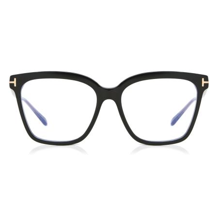 Tom Ford FT5892-B 001 Blauw-Light Block Zwart Dames Bril