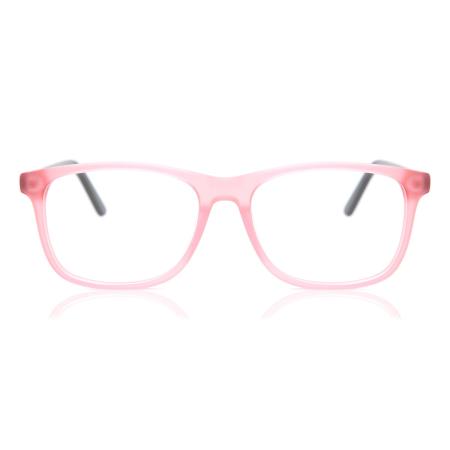 Heren Vierkant Volledige rand Plastic Roze Bril - Anti-Blauwlichtglazen - SmartBuy Collection