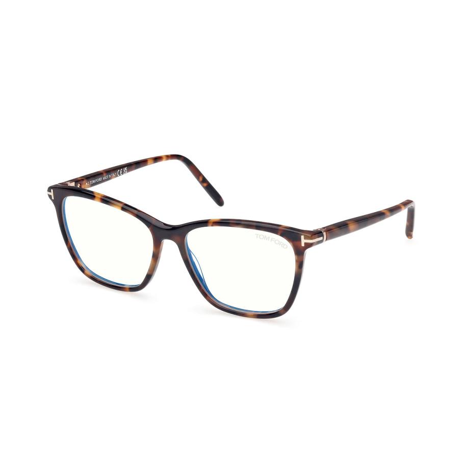 Tom Ford FT5989-B 52 Blauw-Light Block Tortoiseshell Dames Bril