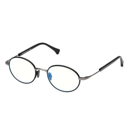 Tom Ford FT5973-B 020 Blauw-Light Block Zwart Heren Bril