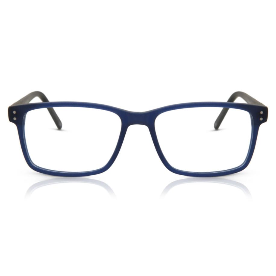 Heren Vierkant Volledige rand Acetaat Blauw Bril - Anti-Blauwlichtglazen - SmartBuy Collection