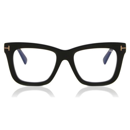 Tom Ford FT5881-B 001 Blauw-Light Block Zwart Dames Bril