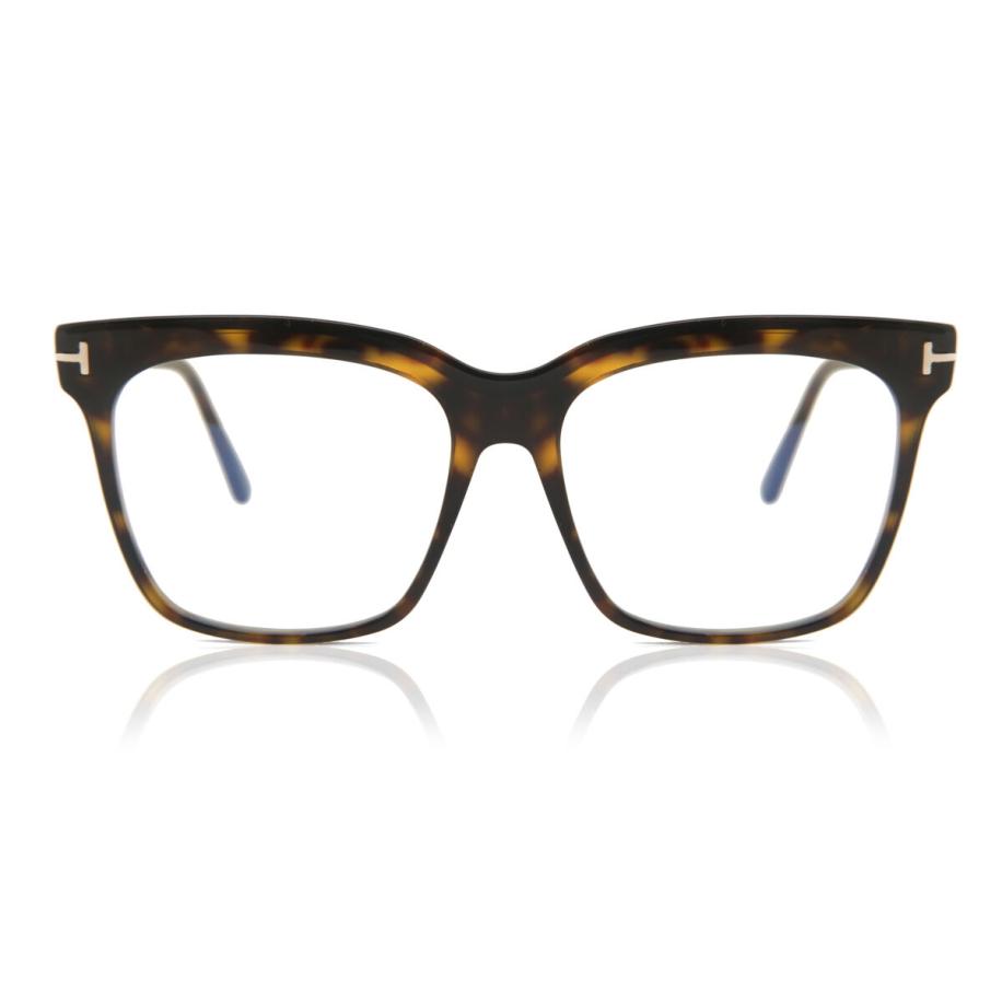 Tom Ford FT5768-B 52 Blauw-Light Block Tortoiseshell Dames Bril