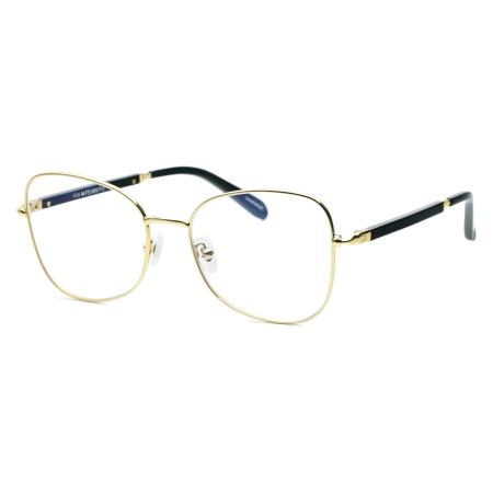 For Art's Sake Grace Blauw-Light Block OP613 Goud Dames Bril