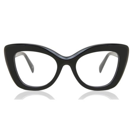 Dames Butterfly Volledige rand Plastic Zwart Bril - Anti-Blauwlichtglazen - SmartBuy Collection