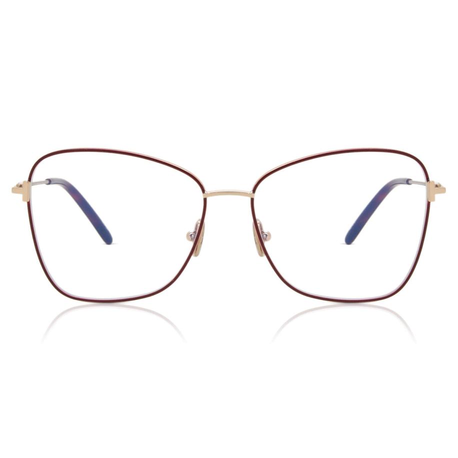 Tom Ford FT5906-B 69 Blauw-Light Block Goud Dames Bril