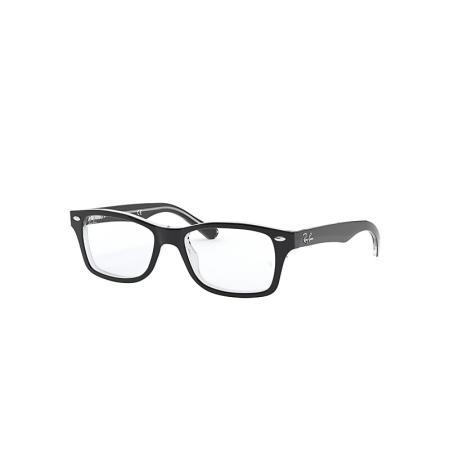 Ray-Ban Rb1531 Optics Kids Zwart montuur Helder glazen 46-16