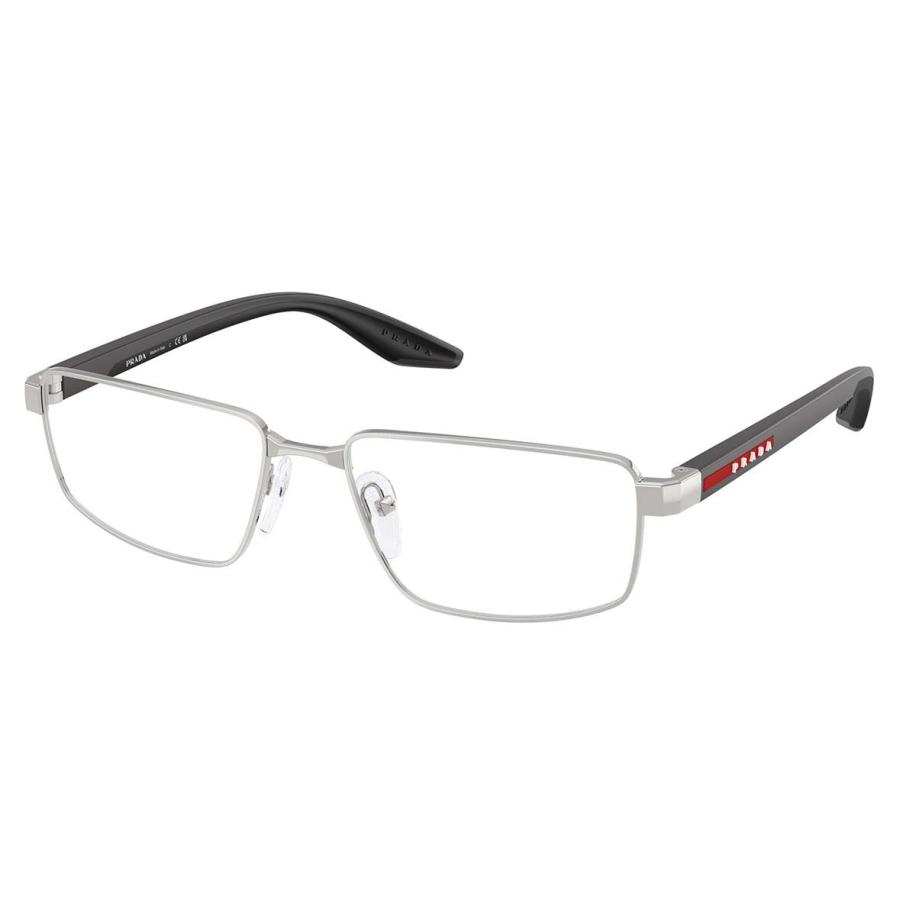 Prada Linea Rossa PS 52RV 1BC1O1 Zilver Heren Bril