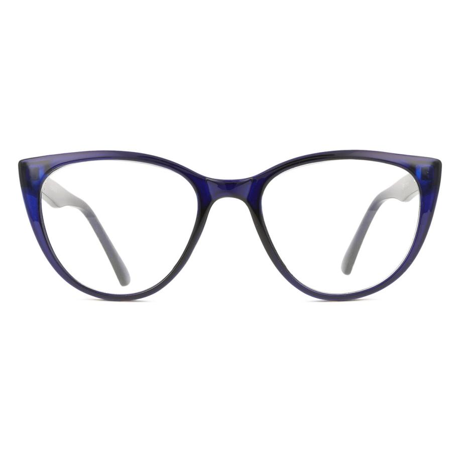 Dames Cat-eye Volledige rand Plastic Blauw Bril - Anti-Blauwlichtglazen - SmartBuy Collection
