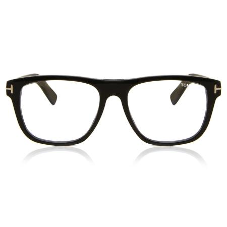 Tom Ford FT5902-B 001 Blauw-Light Block Zwart Heren Bril