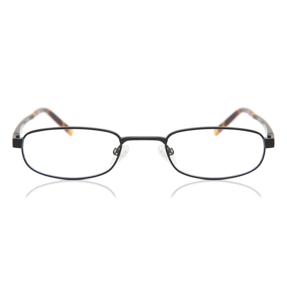 Heren Rechthoek Volledige rand Metaal Zwart Bril - Anti-Blauwlichtglazen - SmartBuy Collection