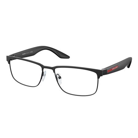 Prada Linea Rossa PS51PV Aziatische pasvorm DG01O1 Zwart Heren Bril