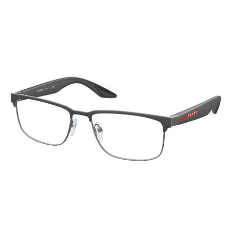 Prada Linea Rossa PS51PV Aziatische pasvorm 06P1O1 Grijs Heren Bril