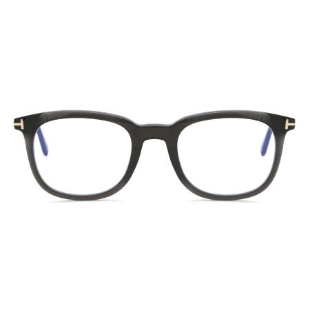 Tom Ford FT5904-B 005 Blauw-Light Block Zwart Heren Bril