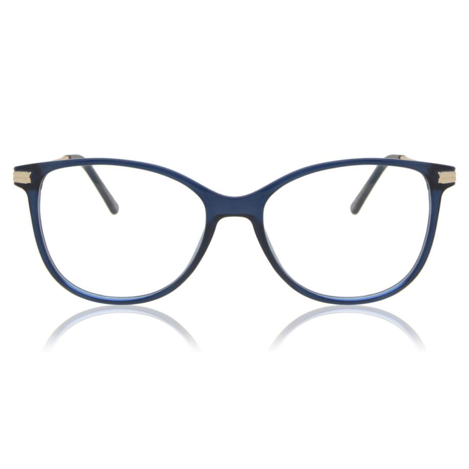 Dames Cat-eye Volledige rand Plastic Blauw Bril - Anti-Blauwlichtglazen - SmartBuy Collection