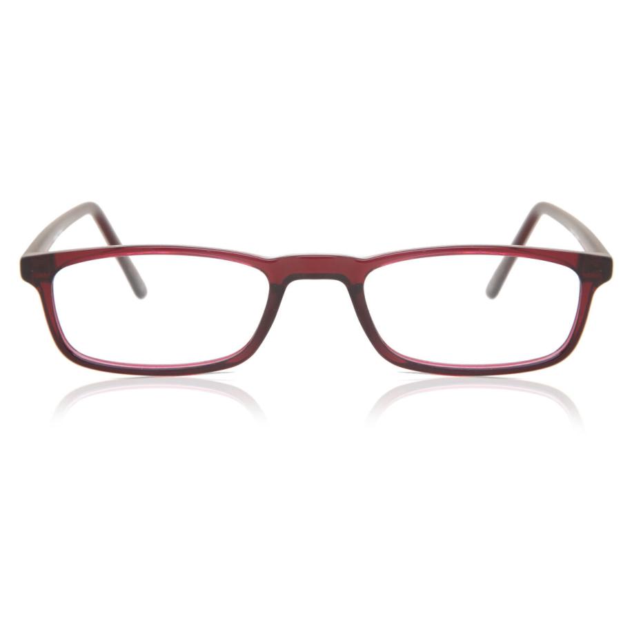 Heren Rechthoek Volledige rand Plastic Doorzichtig Bril - Anti-Blauwlichtglazen - SmartBuy Collection