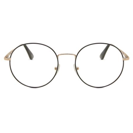 Croon Ringo Shiny Light Goud Zwart Zwart Heren Bril