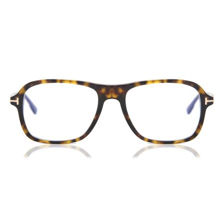 Tom Ford FT5806-B 052 Blauw-Light Block Tortoiseshell Heren Bril