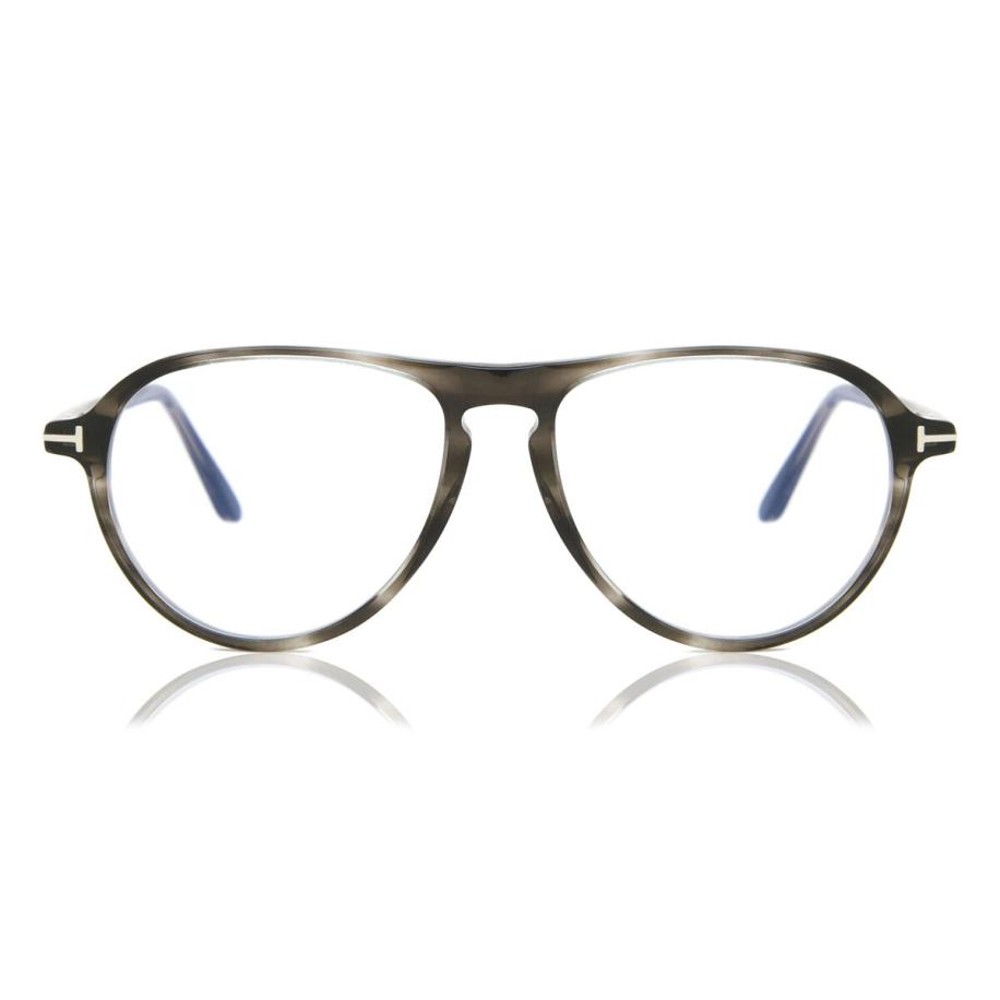 Tom Ford FT5869-B 20 Blauw-Light Block Grijs Heren Bril