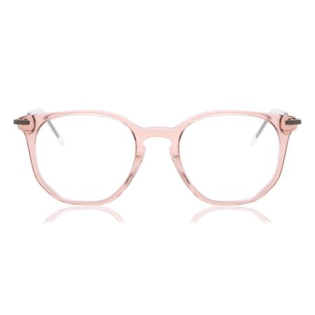 Heren Vierkant Volledige rand Plastic Roze Bril - Anti-Blauwlichtglazen - SmartBuy Collection