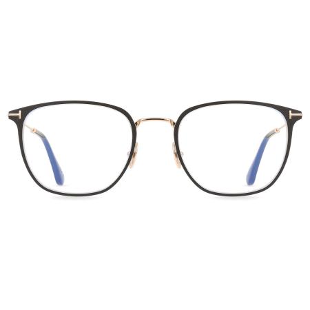 Tom Ford FT6041-B 002 Blauw-Light Block Zwart Heren Bril
