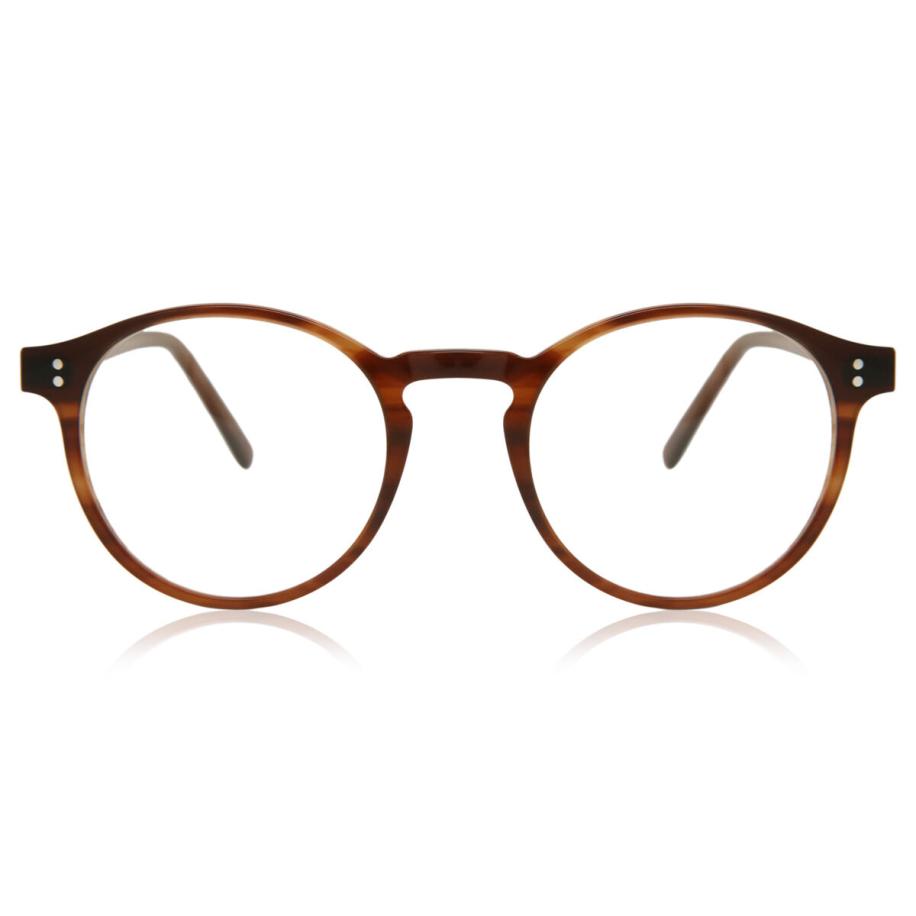 Heren Ovaal Volledige rand Plastic Tortoiseshell Bril - Anti-Blauwlichtglazen - SmartBuy Collection
