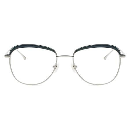 For Art's Sake Smoothie Blauw-Light Block OP331 Zilver Dames Bril